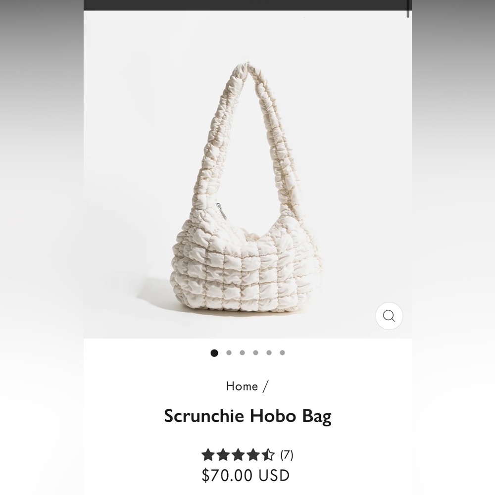 Scrunchie Hobo bag